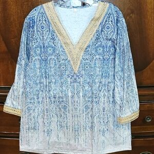 Womens V Neck Blouse